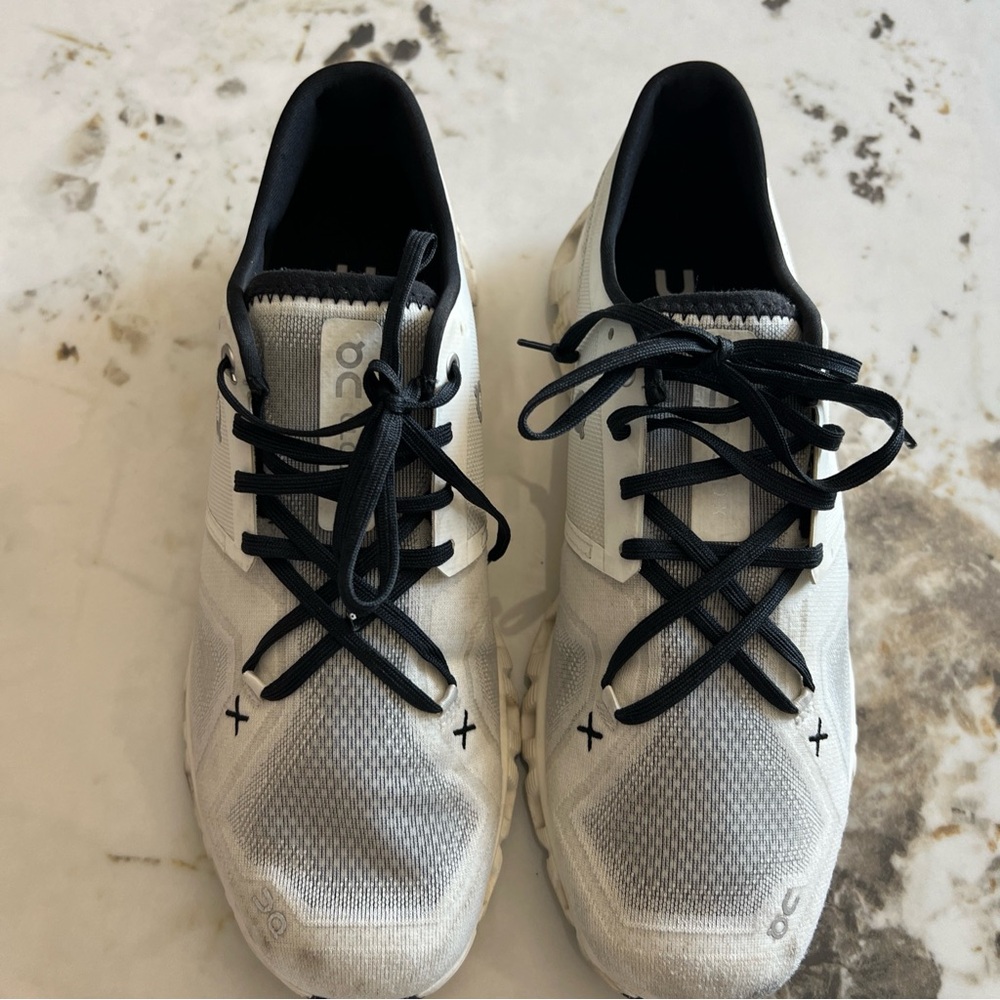On Cloud X 3 Size 8.5 Men's Black/Ivory 60-98706 Sneakers Athletic Shoes